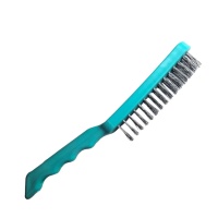 Щетка металлическая ручная, шестирядная, пластиковая ручка, "MAXIMUM"  MX 08700