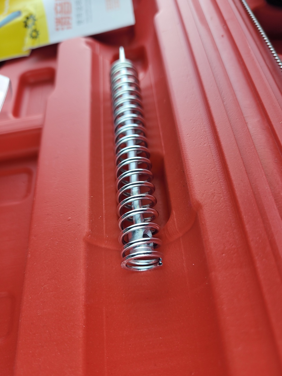 пороховой монтажный пистолет, красный, кейс оптом