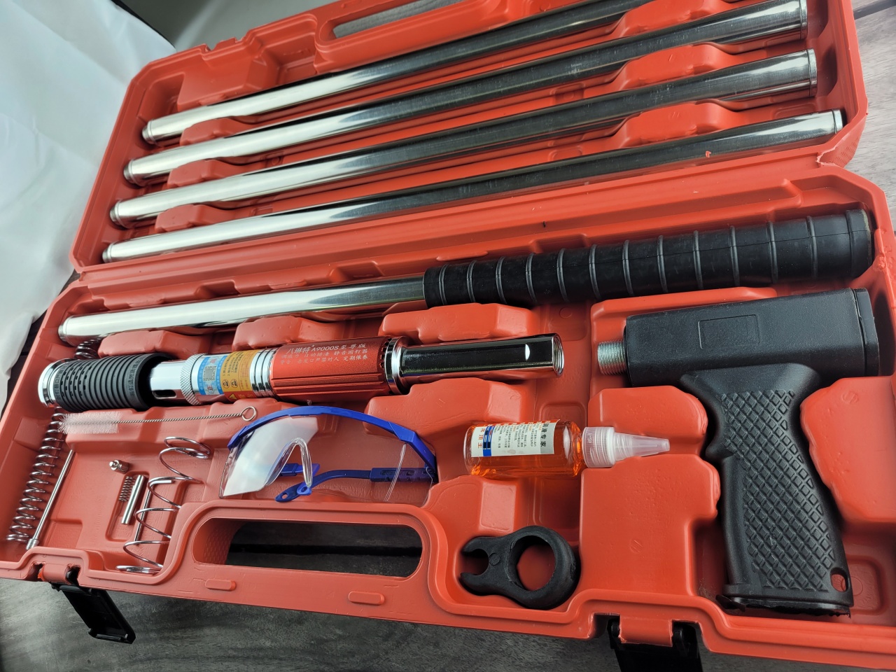 пороховой монтажный пистолет с удлинителями, кейс оптом