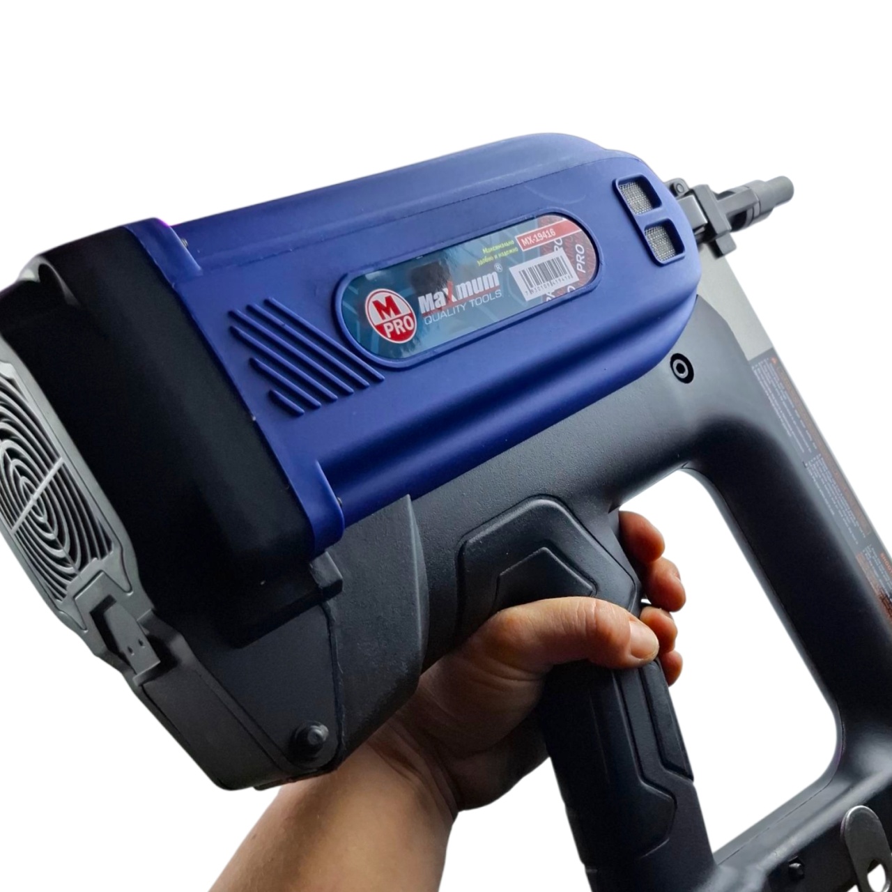 Гвоздезабивной газовый аккумуляторный нейлер,набор в кейсе, "Maximum" MX 19416 оптом