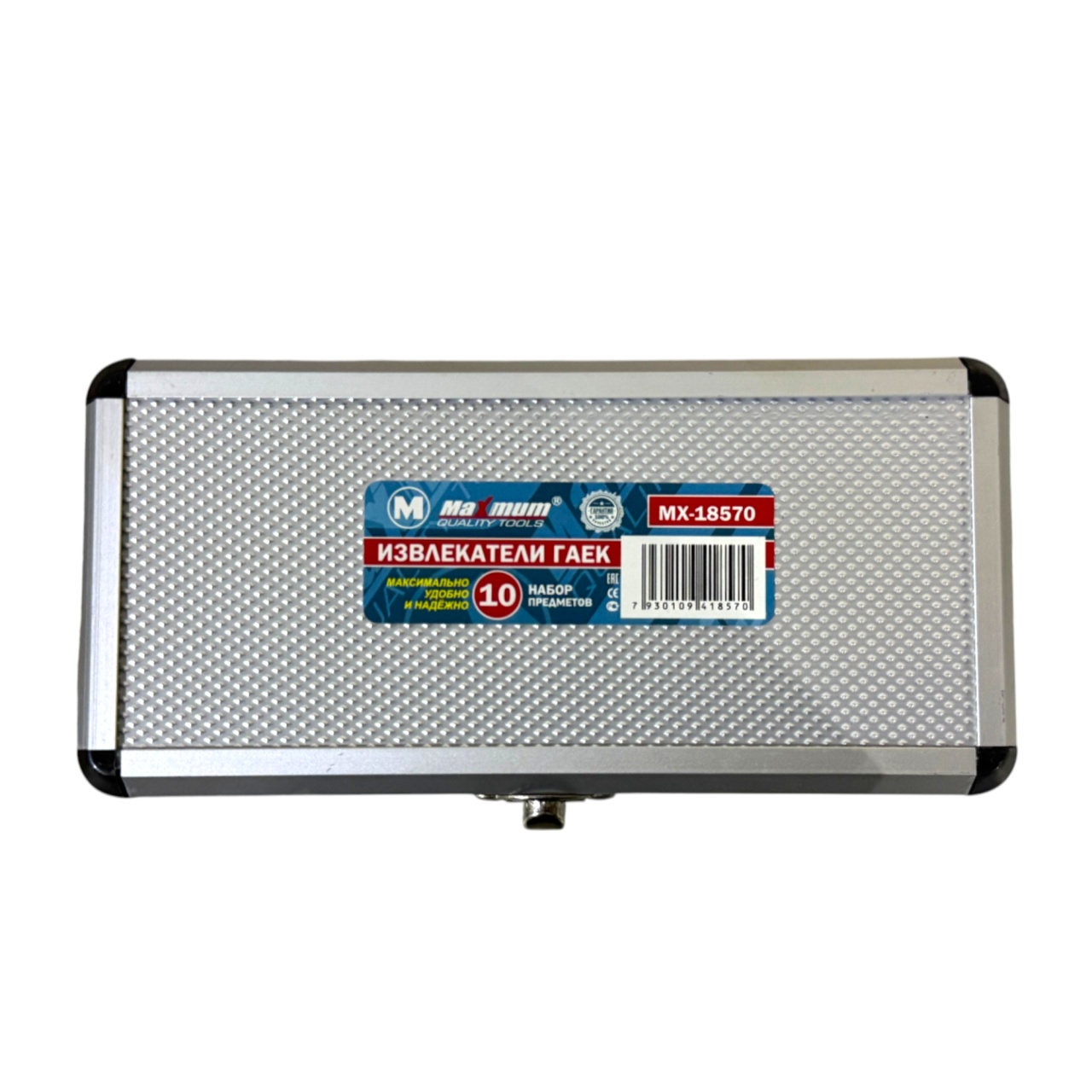 Купить оптом Набор экстракторов гаек Cr-Mo, 10 предметов, 1.8 мм – 10.19 мм, кейс, "MAXIMUM" MX 18570 Набор экстракторов гаек Cr-Mo, 10 предметов, 1.8 мм – 10.19 мм, кейс, "MAXIMUM" MX 18570 оптом