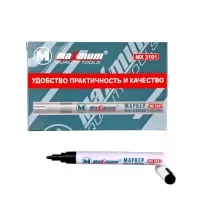 Маркер-краска по металлу, черный, "MAXIMUM" MX 05532 (2962)