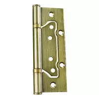 Петля дверная универсальная 120 мм, усиленная, золото оптом