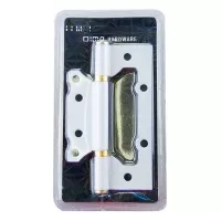 Петля дверная универсальная 120 мм, усиленная, белая оптом