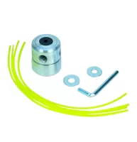 катушка для триммера, "бочка", алюминий, хромированная оптом