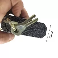 Замок амбарный 80 мм, прямоугольный, серый оптом