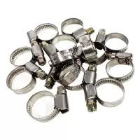 Хомут червячный 12-22 мм, нержавейка, "MAXIMUM"  (кратно 150 шт) (2625) оптом